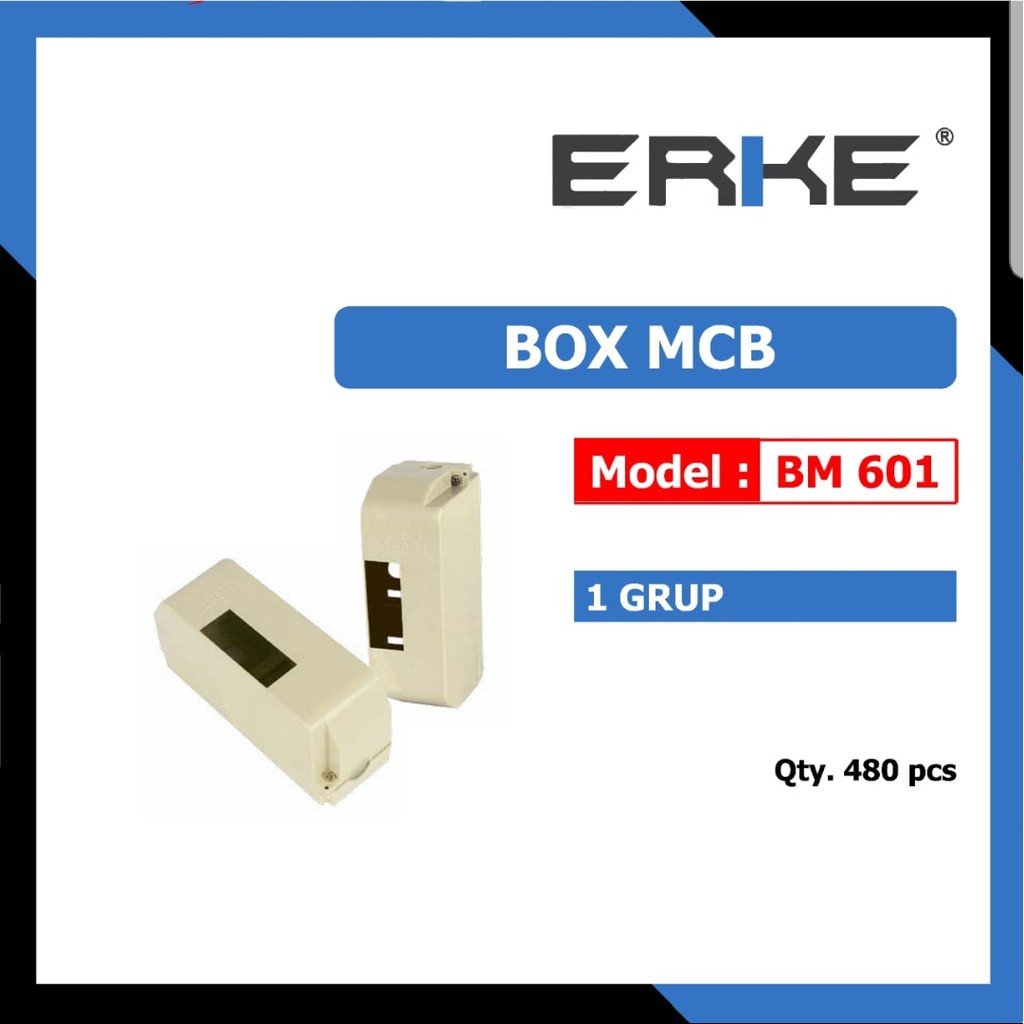 Erke Bok Mcb 1 Group / Kotak Mcb / Box Mcb