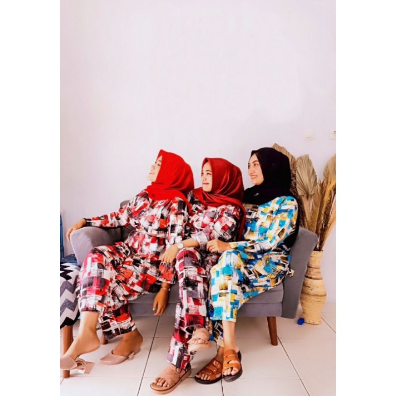 PAJAMAS SETELAN KATUN RAYON