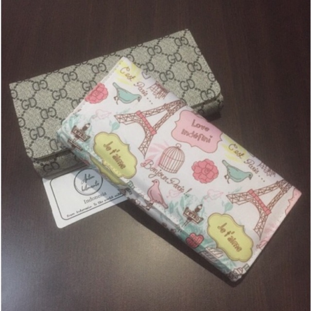 Dompet mamah muda model Classic bahan teiga motif Paris #dompet #dompetwanita #dompetperempuan #dompetkupas #dompetlokal