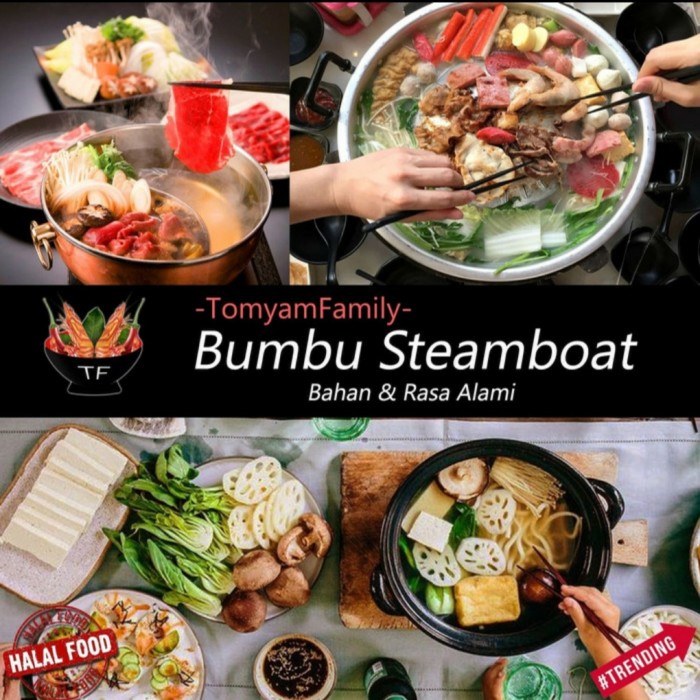 

Bumbu SteamBoat Family Sachet Porsian 70 Gram