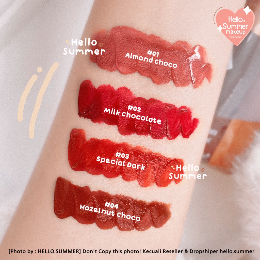 𝐌𝐎𝐔𝐒𝐒𝐄 𝐓𝐈𝐍𝐓 - Kiss Beauty Almond Chocolate Mousse Tint Matte Dupes Etude x Hersheys