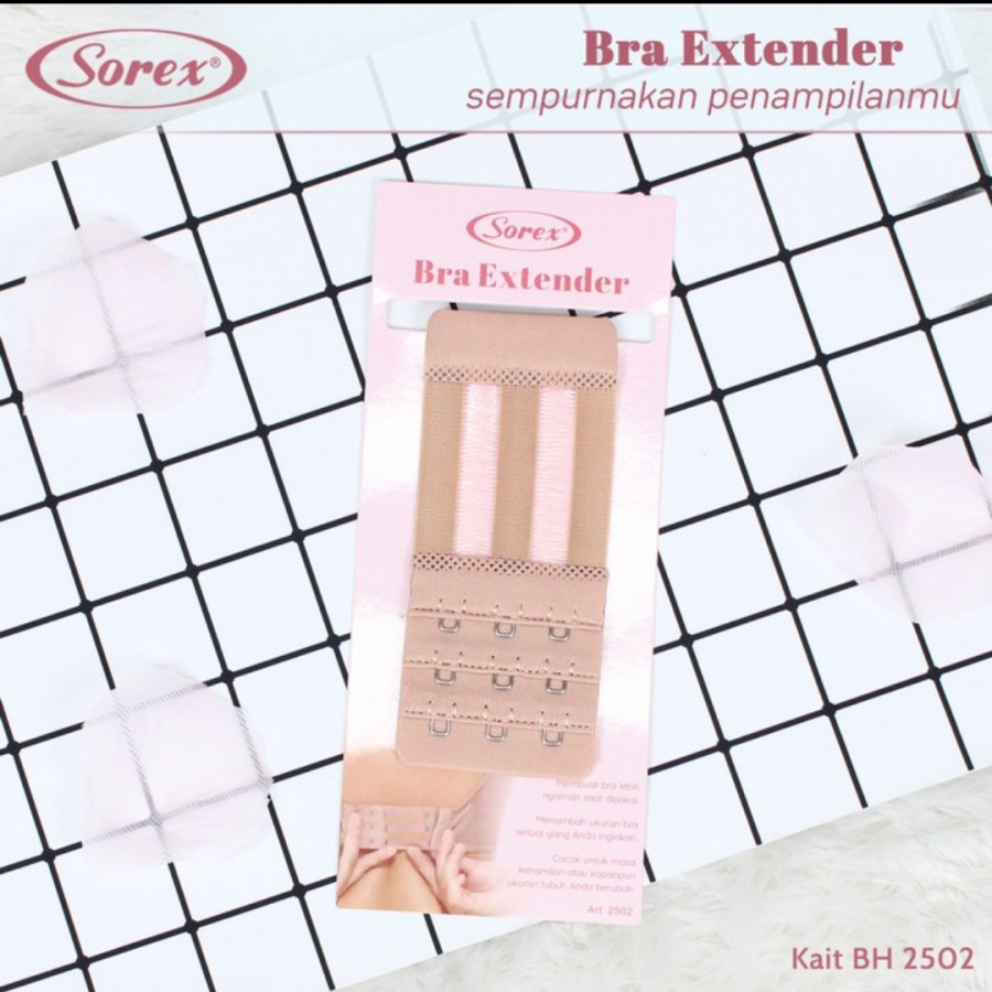 Bra Extender Sambungan Kait Bh Sorex 2501; 2502; 2503 Lebih panjang