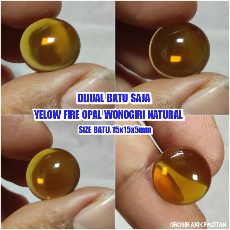 YELOW FIRE OPAL WONOGIRI NATURAL DIJUAL BATU SAJA PROMO LEBARAN