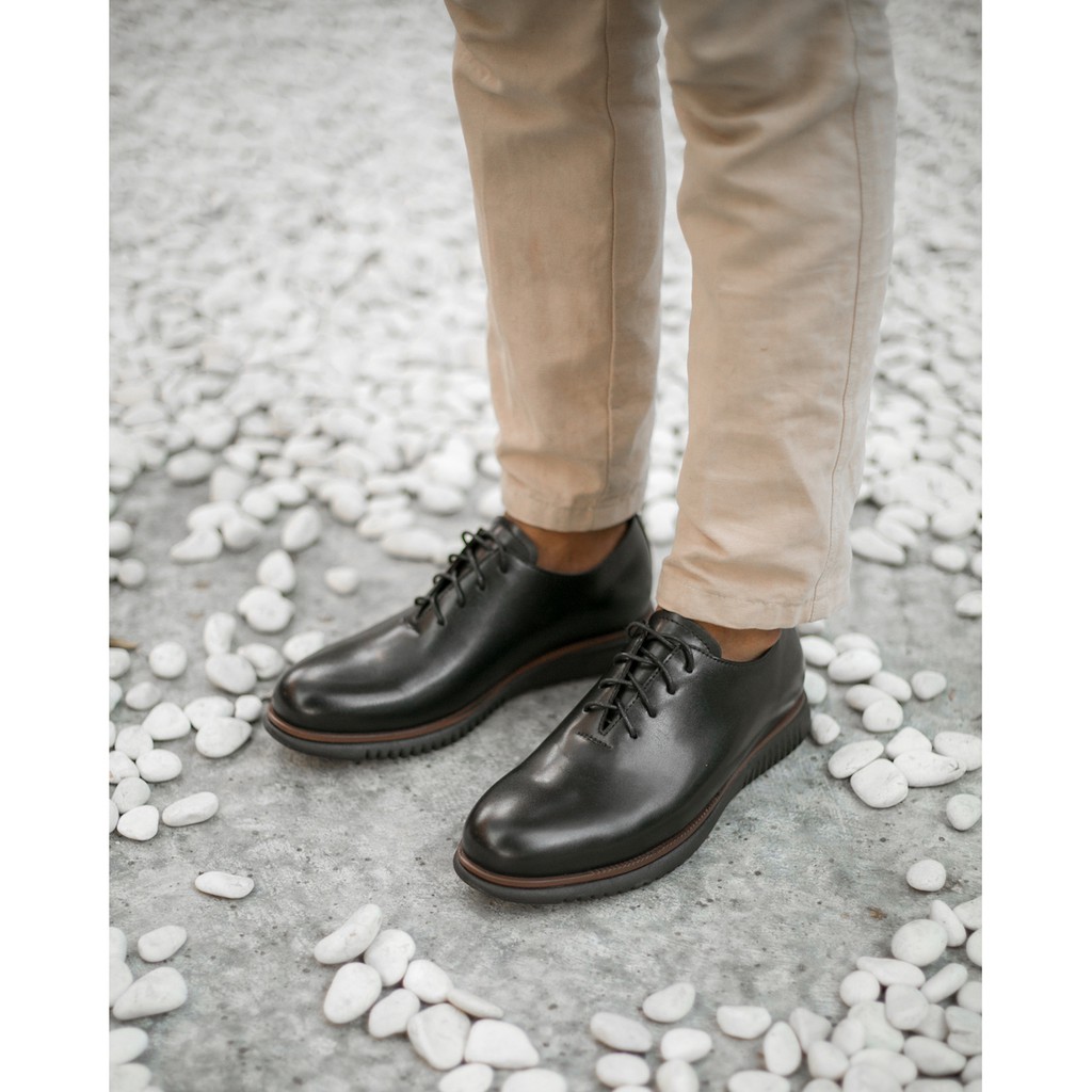 Sepatu Pria / Sepatu Kulit / Sepatu Formal / Sepatu Pantofel Malta 02 Black