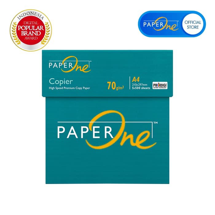 

PaperOne Kertas HVS Fotocopy 70g A4 - Box
