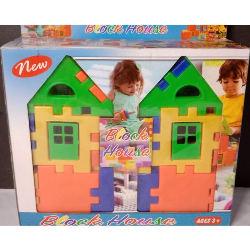 Mainan Block House Building Block