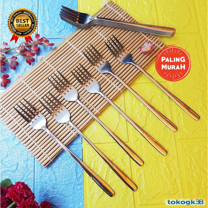 Garpu Makan Korea Stainless GLANZ 1 Lusin
