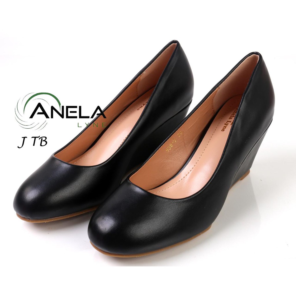 ANELA LYNE WEDGES SHOES SEPATU WANITA TB