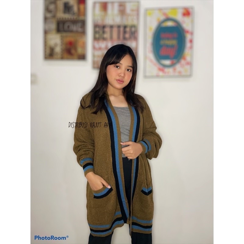 LONG CARDY MOTIP OVERSIZED EKSPOR PREMIUM