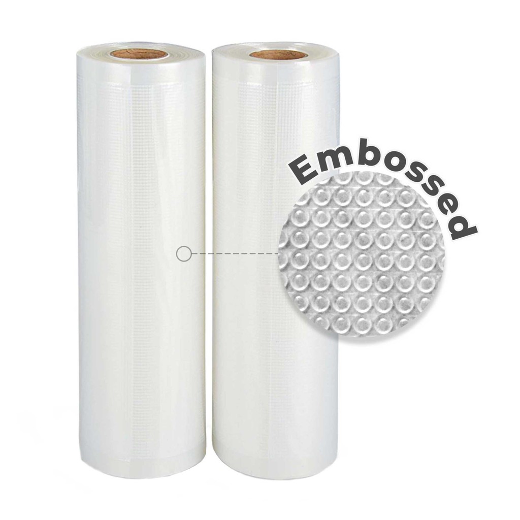 plastik vakum embos Roll / vacuum sealer / vakum makanan 15x500cm