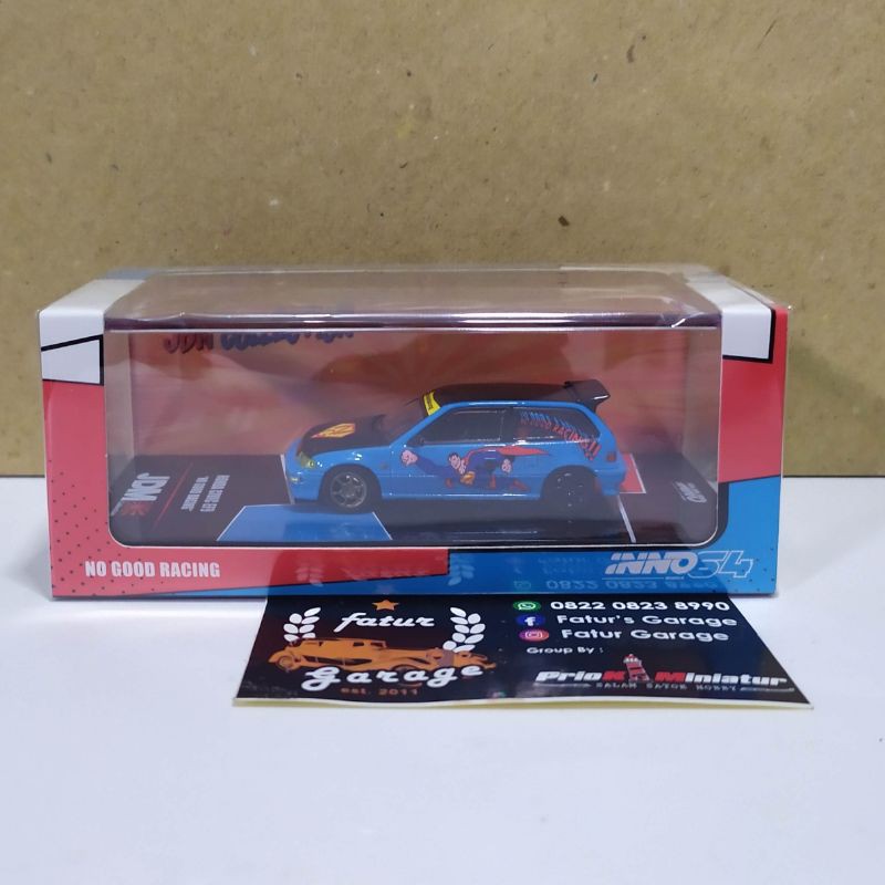 Diecast Inno64 Honda Civic EF NoGoodRacing