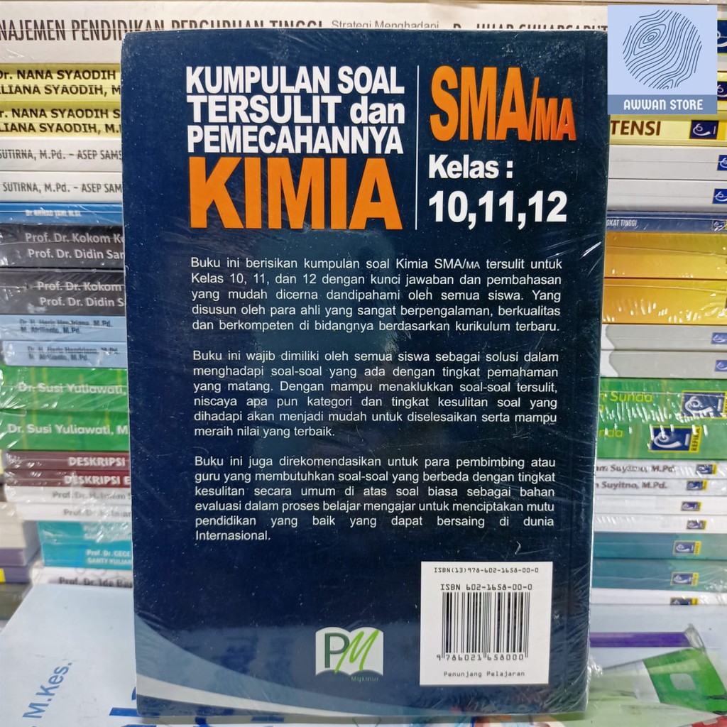 Kumpulan Soal Tersulit Dan Pemecahannya Kimia Sma Ma Arfi Wisnu Shopee Indonesia