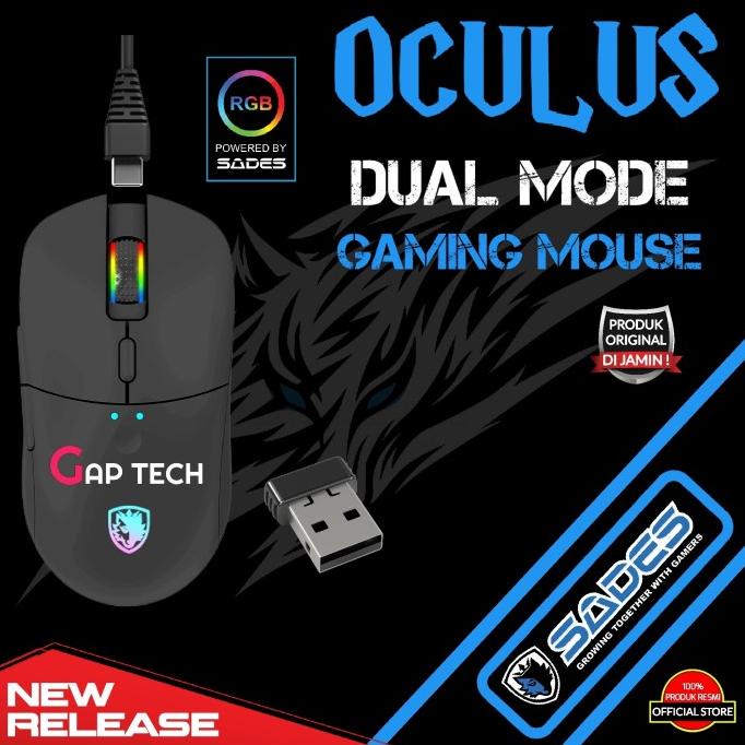 Sades Oculus S30 Dual Mode Gaming Mouse With RGB Lightning Original