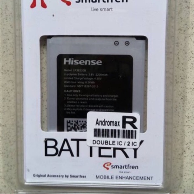 Baterai Smartfren / Hisense / Andromax Pureshot HS-L671 / Pure Shot HSL671 / smartfren R / LP38220B