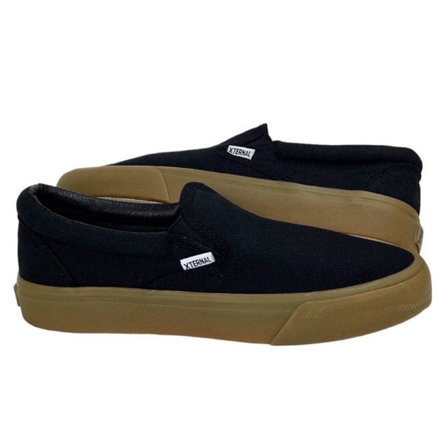 Slip On Gleaming XternalStepSure Black Gum WB