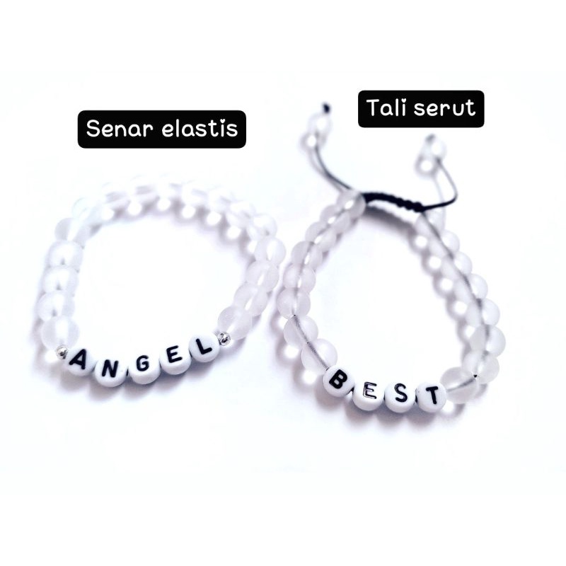 Gelang Custom Nama ukuran Dewasa - Bracelet