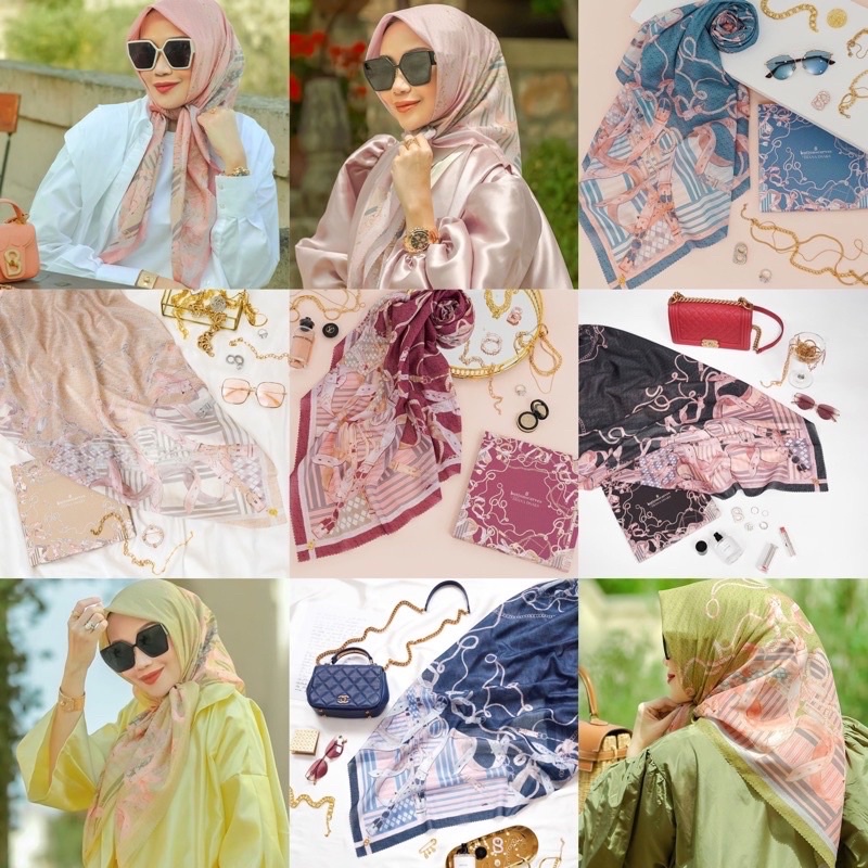 Buttonscarves x Diana DSAKS Chain 2 La Bella Series Voal Reguler