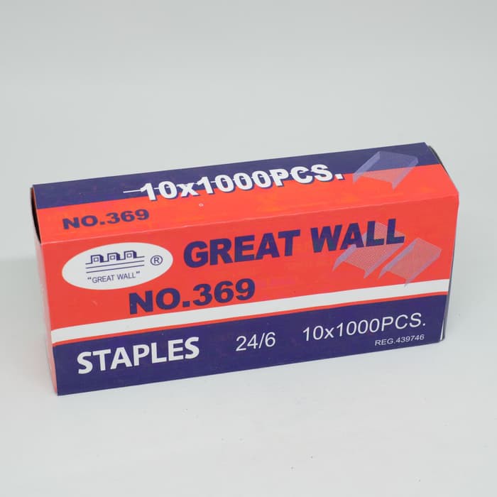 

Isi Staples Great Wall 369 / Isi Staples Besar