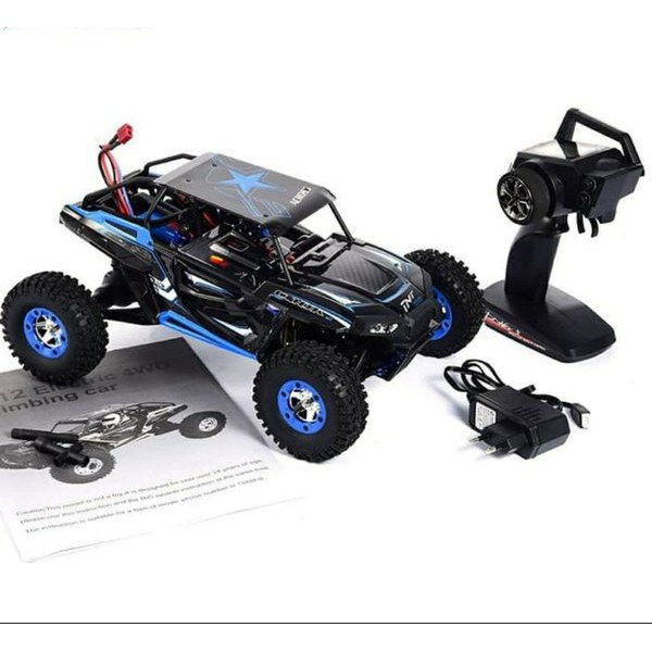 Mobil Mobilan Remot Remote Control Kontrol WL 12428B 12428 B WLToys With LED RC Car skala 1 12 50km