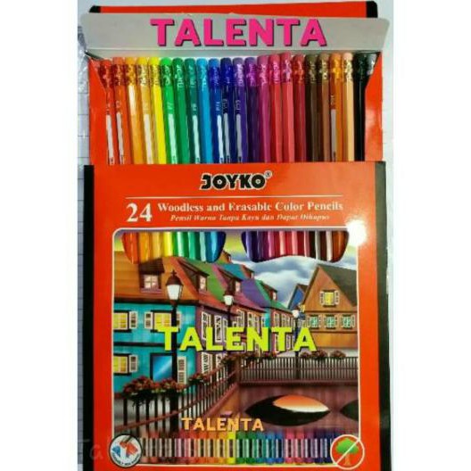 

Sale!! Pensil Warna Joyko 24 Warna Bisa Dihapus Terbaru