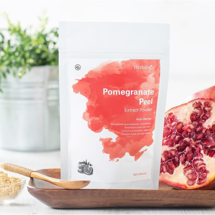 HERBILOGY - Pomegranate Peel (Kulit Delima) Extract Powder Anti Aging