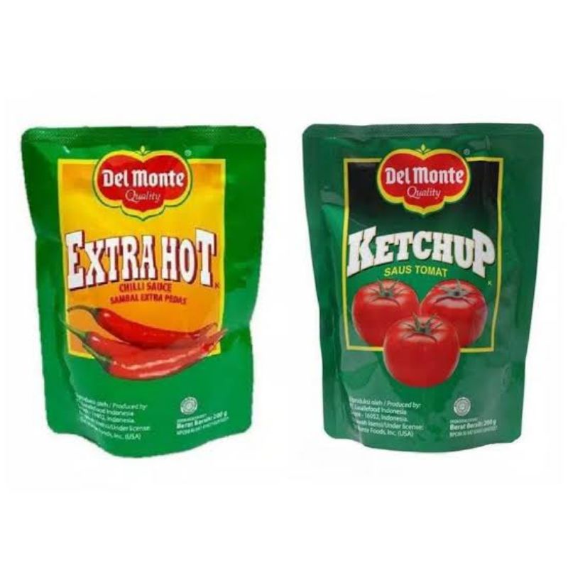 

saus del monte extrahot selomte tomat 200gram