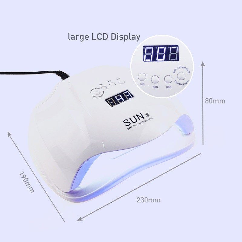 ALAT PENGERING KUKU PROFESIONAL KUTEK GEL UV LED Mini Smart Portable Sun One Design | Pedicure Perawatan Kuku lucu Sun KUTEKS