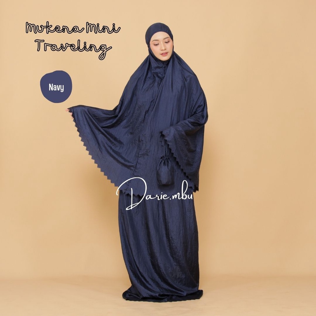 MUKENA MINI TRAVEL PARASUT PREMIUM LUSERCUT TAS KECIL TRAVELING