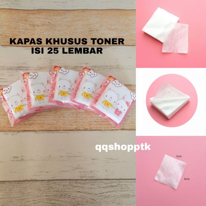 [isi 25] Kapas khusus toner | kapas tipis | kapas make up murah