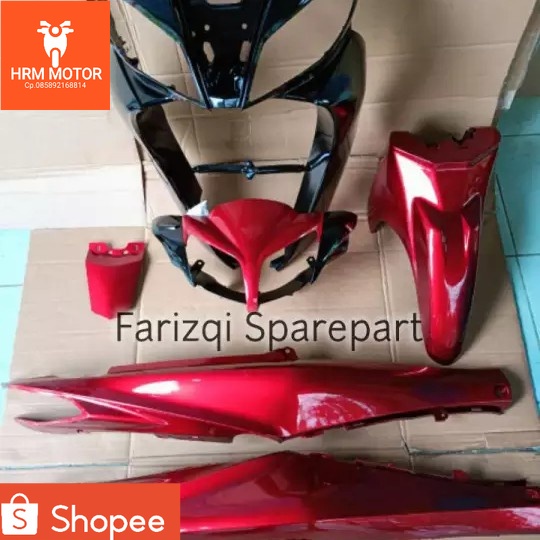 Cover full body halus jupiter z 2010 Robot merah