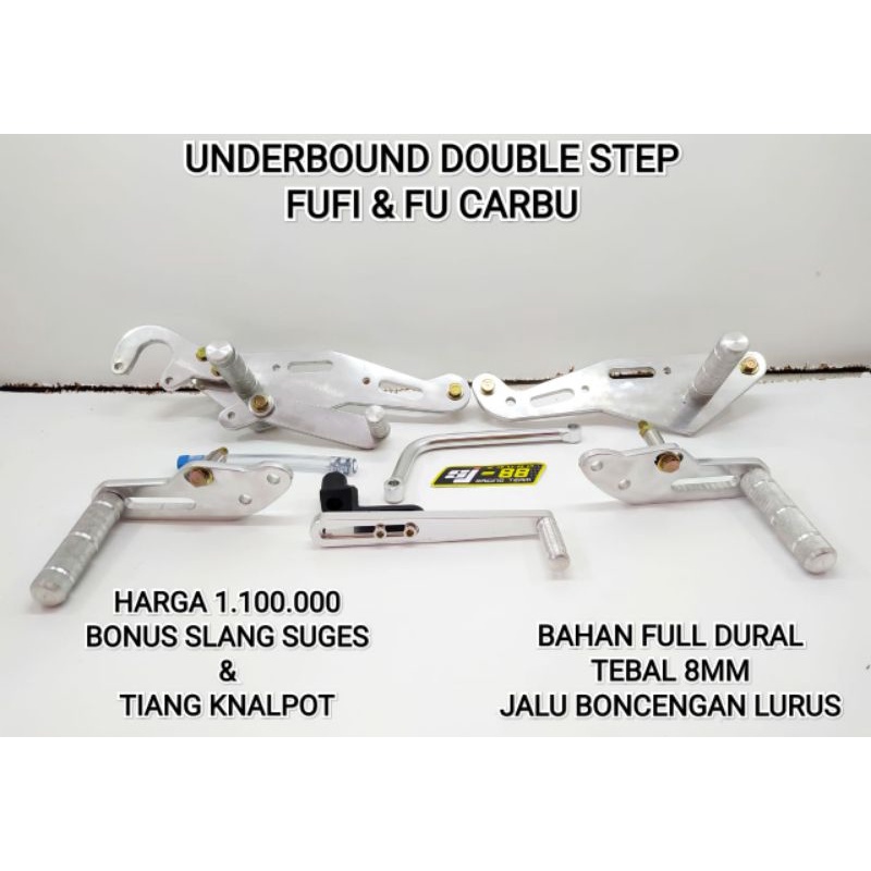 Underbone SJ-88 Suzuki Satria Fu Injection Double Step bahan Full Dural 8mm