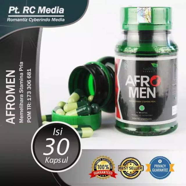 Promo Afromen Asli Original Afro Men Obat Herbal Kesehatan Pria