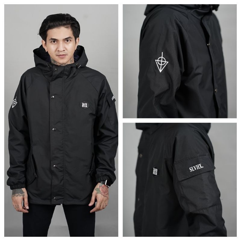 jaket cagoule salvio hexia / jaket anti air / taslan waterproof / simple / promo / cogule New produk