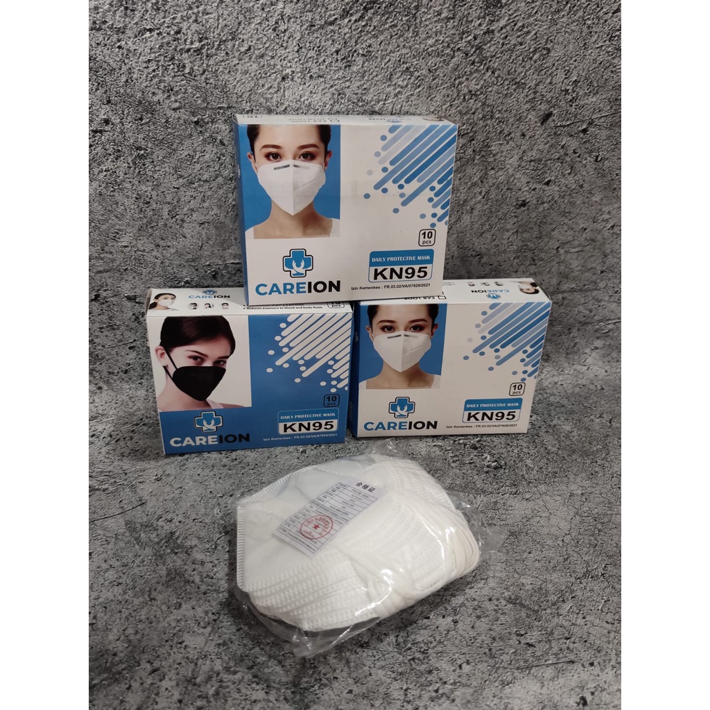 CAREION - MASKER KN95 5PLY CAREION PUTIH WARNA FACE MASK