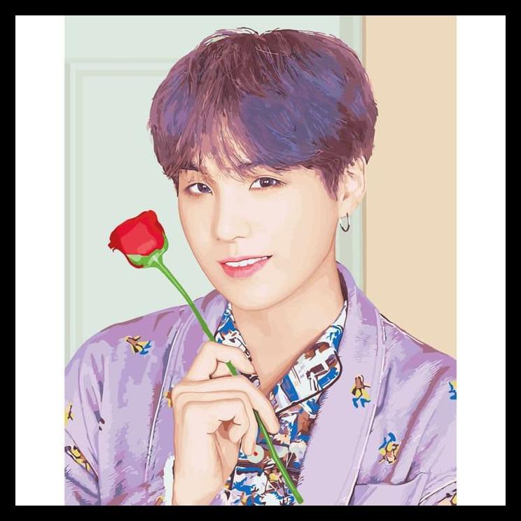 

PROMO BTS DIY PAINTINGS SUGA - DO IT YOURSELF LUKISAN BTS PERALATAN MELUKIS TERMURAH PING LENGKAP