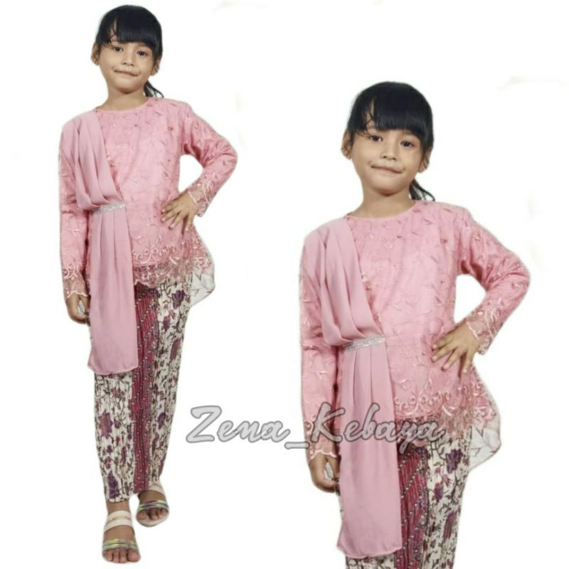 SET KEBAYA SELENDANG ANAK KEBAYA MODERN KEBAYA PESTA