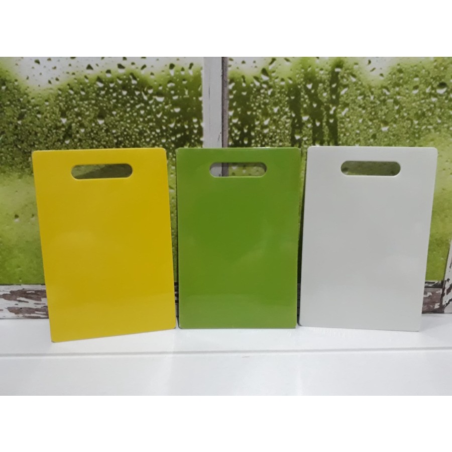 Talenan Pemotong Sayur Buah Talenan Dapur Cutting Board Talenan Plastik Talenan Pemotong Serba Guna White_Cell