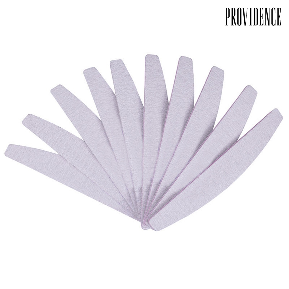 Providence 10pcs Kikir Kuku 100 / 180 Untuk Manicure / Nail Art