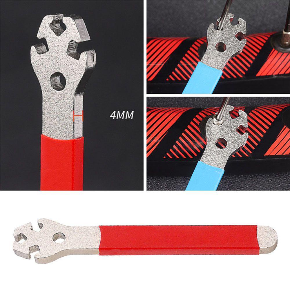 Lanfy Kunci Jari Jari Sepeda Alat Perbaikan Sepeda Cycling Repair Tool Cycling Bike Removal Wrench Bike Spoke Nipple Key Spanner Alat Sepeda Spanner Bike Wheel Rim Spanner