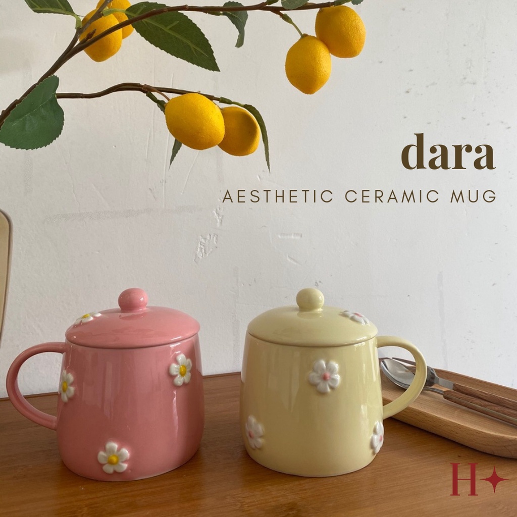 H✦ Dara Gelas Mug Keramik Korea Estetik