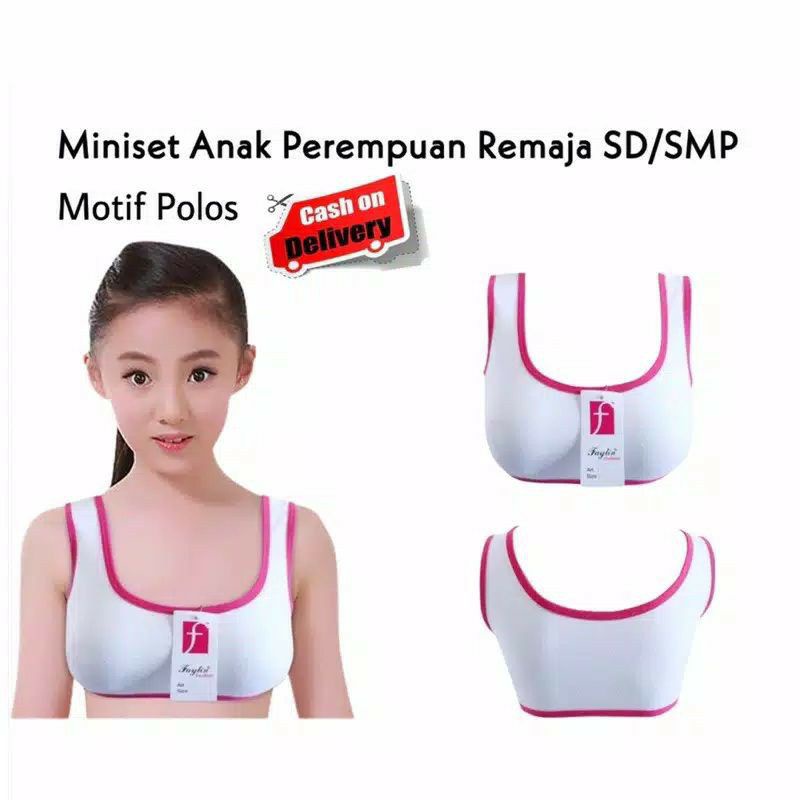 6pc Miniset anak remaja SD-SMP // Miniset anak sekolah Bahan cotton