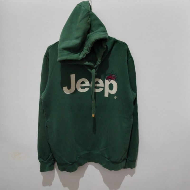 Jaket Hoodie second branded Jeep Ori