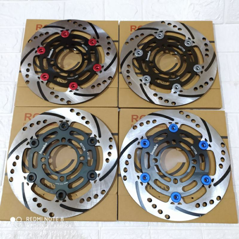 disk brake disc piringan cakram depan ROTOR floating 220mm beat vario scoopy mio mx fzr jupiter dll