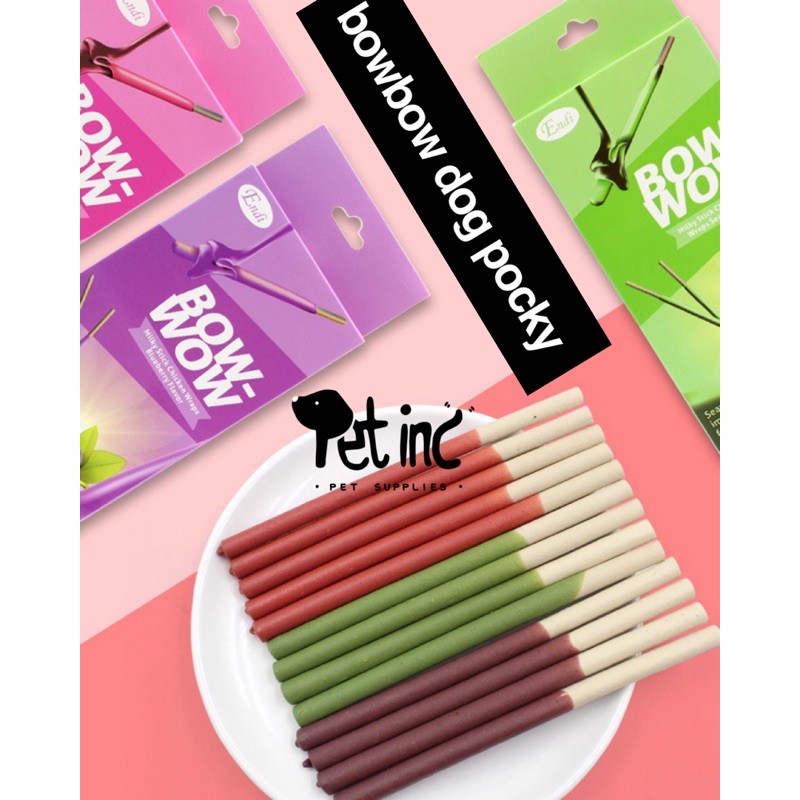 Bow wow dog pocky stick treats