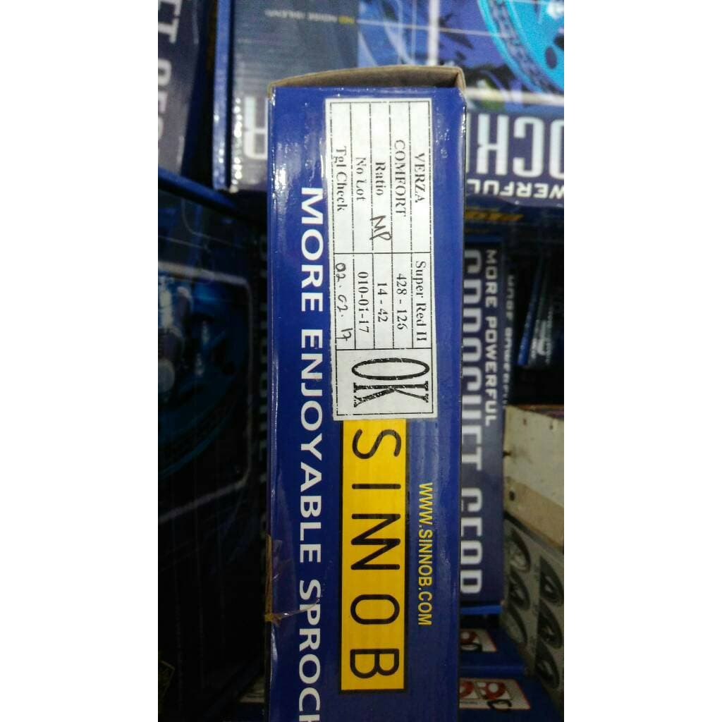 gear set sinnob verza honda verza