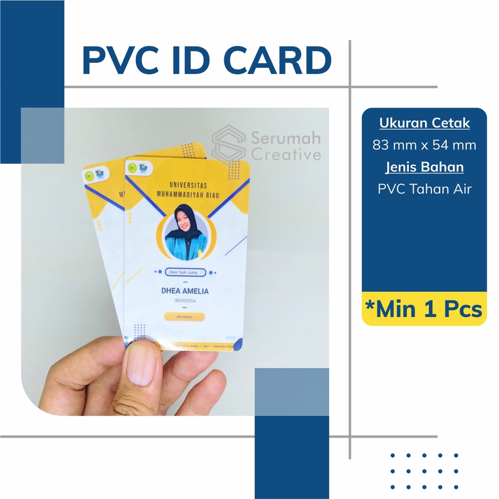 Jual Cetak Id Card Pvc Name Tag Custom Ekspres Indonesiashopee Indonesia 4899