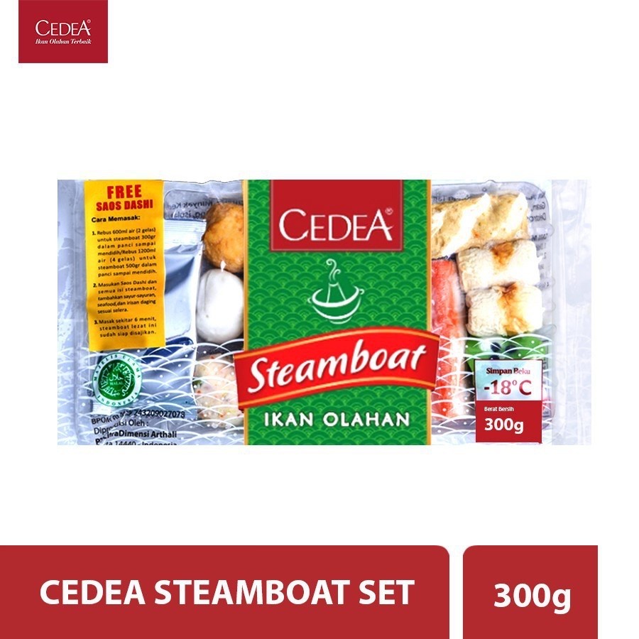 

CEDEA STEAMBOAT SET 300gr