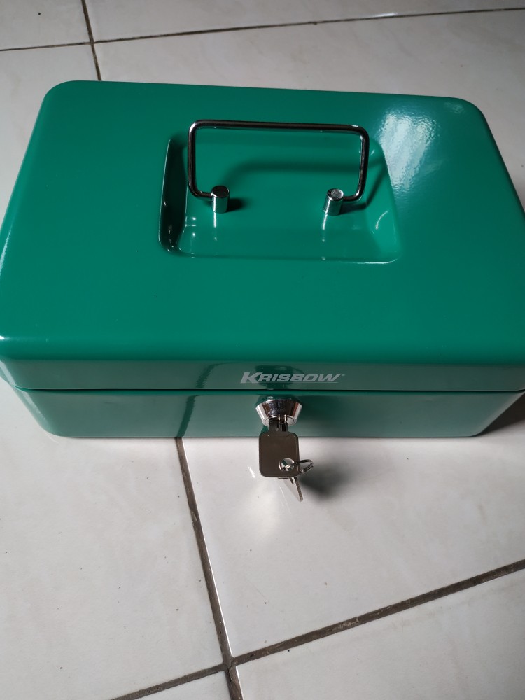 Ace Krisbow Cash Box Brankas Safe Deposit 25 Cm