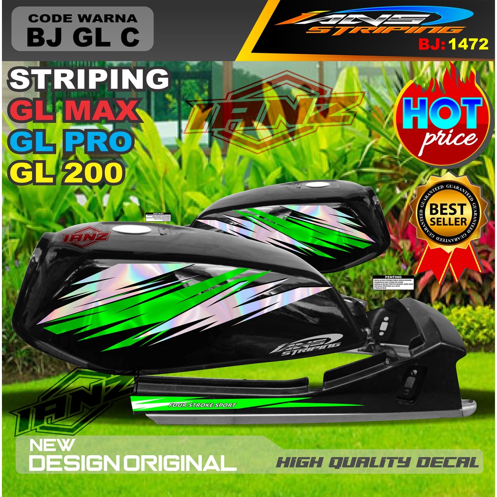 CUSTOM STRIPING GL PRO HOLOGRAM / STRIPING GL PRO MAX VARIASI HOLOGRAM / STRIPING GL