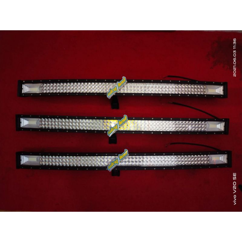 LED BAR 120 W 60 dan 105 CM OFFROAD LIGHT BAR WATERFROP LED Osram